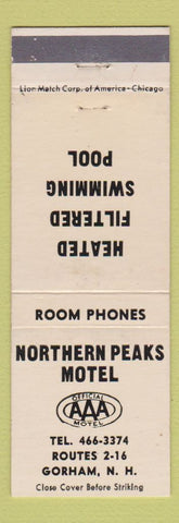 Matchbook Cover - Northern Peaks Motel Gorham NH