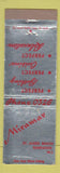 Matchbook Cover - Miramar St James Beach Barbados West Indies
