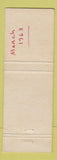 Matchbook Cover - Miramar St James Beach Barbados West Indies