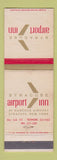 Matchbook Cover - Syracues Airport Inn NY
