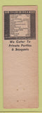 Matchbook Cover - Lincoln Logs Hotel Gettysburg PA