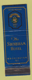 Matchbook Cover - Shoreham Hotel Washington DC