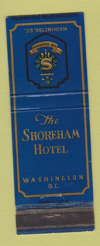 Matchbook Cover - Shoreham Hotel Washington DC
