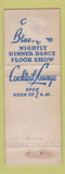 Matchbook Cover - Shoreham Hotel Washington DC