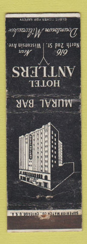 Matchbook Cover - Hotel Antlers Milwaukee WI WEAR