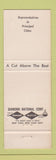 Matchbook Cover - Boston Cutting Die Company Boston MA