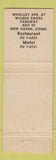 Matchbook Cover - 3 Judges Restaurant New Haven CT