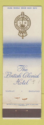 Matchbook Cover - British Colonial Hotel Nassau Bahamas