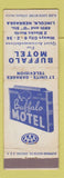 Matchbook Cover - Buffalo Motel Lincoln NE WEAR