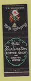Matchbook Cover - Burlington Hotel Washington DC