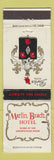 Matchbook Cover - Marlin Beach Hotel Fort Lauderdale FL WORN