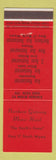 Matchbook Cover - Northern Gateway Motor Hotel Wawa ON