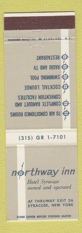 Matchbook Cover - Northway Inn Syracuse NY