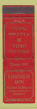Matchbook Cover - Lincoln Inn Essex Junction VT WEAR
