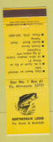 Matchbook Cover - Northernair Lodge Ely MN