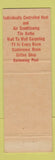 Matchbook Cover - Norwich Motel Norwichtown CT