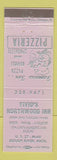 Matchbook Cover - Vivio's Northwood Inn Italian Pizza Indian River MI LAVENDER