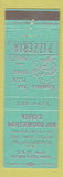 Matchbook Cover - Vivio's Northwood Inn Italian Pizza Indian River MI TEAL