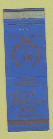 Matchbook Cover - St Clair Inn MI WEAR