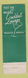 Matchbook Cover - Hotel St Francis Canton OH