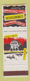 Matchbook Cover - Hotel Restuarant Sommerheim Thun Durrenast SAMPLE WEAR