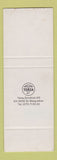 Matchbook Cover - Hotel Restuarant Sommerheim Thun Durrenast SAMPLE WEAR