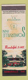 Matchbook Cover - Somerville Inn NJ feature
