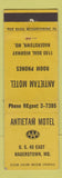 Matchbook Cover - Antietam Motel Hagerstown MD