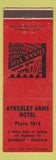 Matchbook Cover - Atherley Arms Hotel Atherley ON