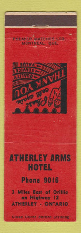 Matchbook Cover - Atherley Arms Hotel Atherley ON