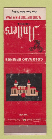 Matchbook Cover - Antlers Hotel Colorado Springs WEAR
