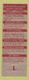 Matchbook Cover - Hotel Lincoln New York City