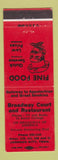Matchbook Cover - Broadway Court and Restaurant Johnson City TN