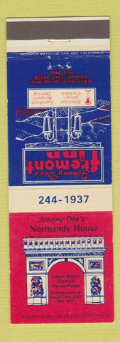 Matchbook Cover - Johnny Dee's Normandy House Santa Clara CA Fremont Inn