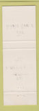 Matchbook Cover - The White House Renfrew ON