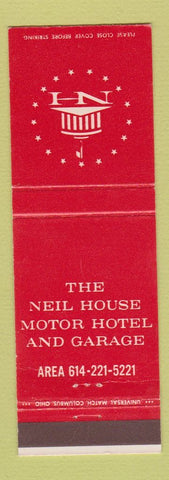 Matchbook Cover - Neil House Motor Hotel Columbus OH