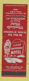 Matchbook Cover - Monticello Motel KY WEAR