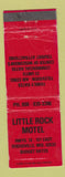 Matchbook Cover - Little Rock Motel Dodgeville WI WORN RED