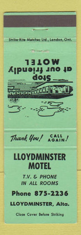 Matchbook Cover - Lloydminster Motel AB