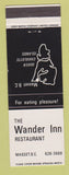 Matchbook Cover - Wander Inn Rstaurant Masset BC