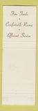 Matchbook Cover - Australia Hotel Sydney SAMPLE