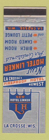 Matchbook Cover - Hotel Linker La Crosse WI