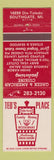 Matchbook Cover - Ted's Place Restaurant Greek Southgate MI