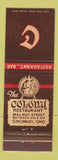 Matchbook Cover - Colony Restaurant Cincinnati OH