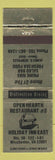 Matchbook Cover - Open Hearth Restaurant Holiday Inn East Winchester VA