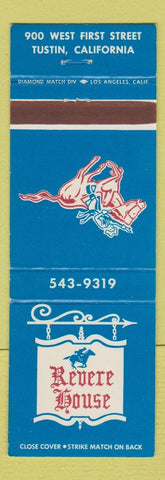 Matchbook Cover - Revere House Tustin CA