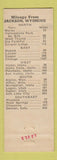Matchbook Cover - Kramer's Wagon Wheel Restaurant Jackson Hole WY