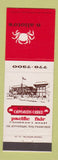 Matchbook Cover - Alioto's Restaurant San Francisco CA