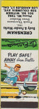 Matchbook Cover - Crenshaw Body Fender Works Los Angeles CA