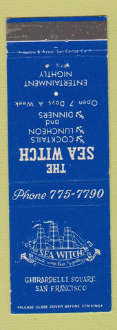 Matchbook Cover - The Sea Witch Restaurant San Francisco CA